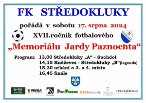 Memoriál Jardy Paznochta  17. 8. 2024 